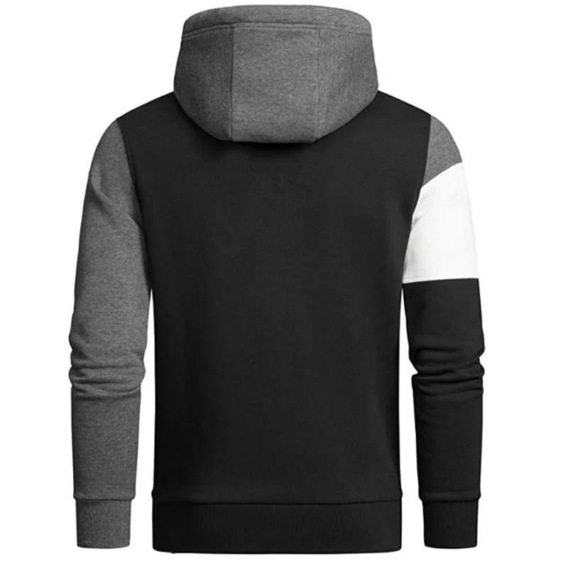 

2020 Pullover Oversized Hoodie Big Pockets Patchwork Hoodies Men Winter Autumn Black Men Hoodies Sweatshirts Causal Jackets Slim