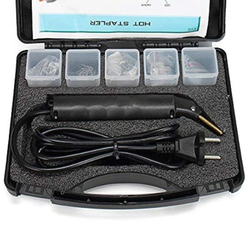 Горячий степлер пластмассовый автомобильный бампер Ремонтный комплект