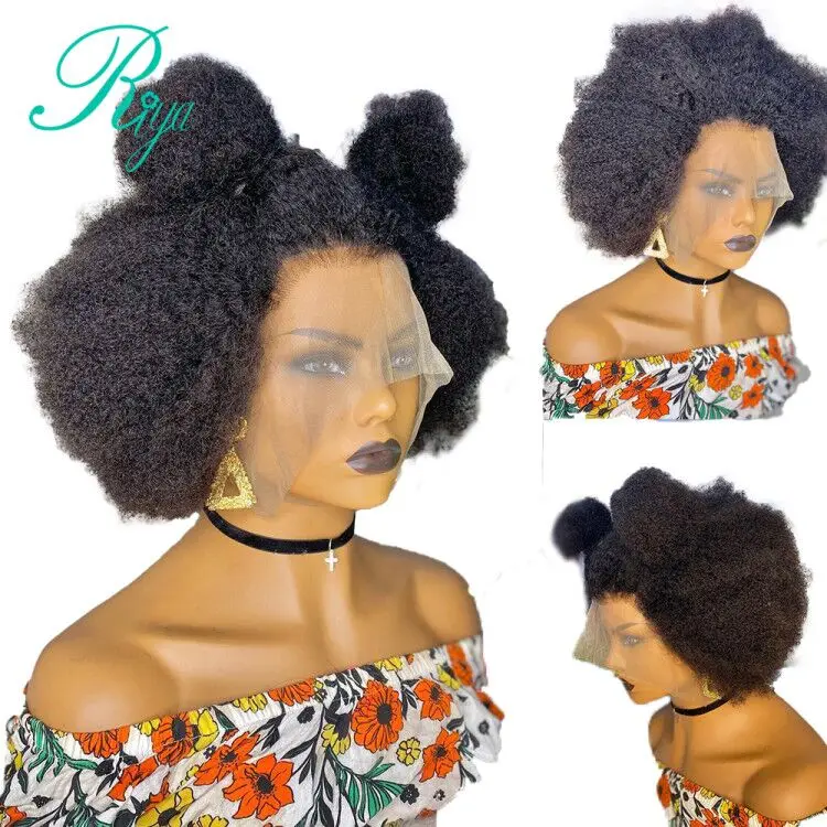 Парики для чернокожих женщин короткие афро кудрявые Боб невидимые