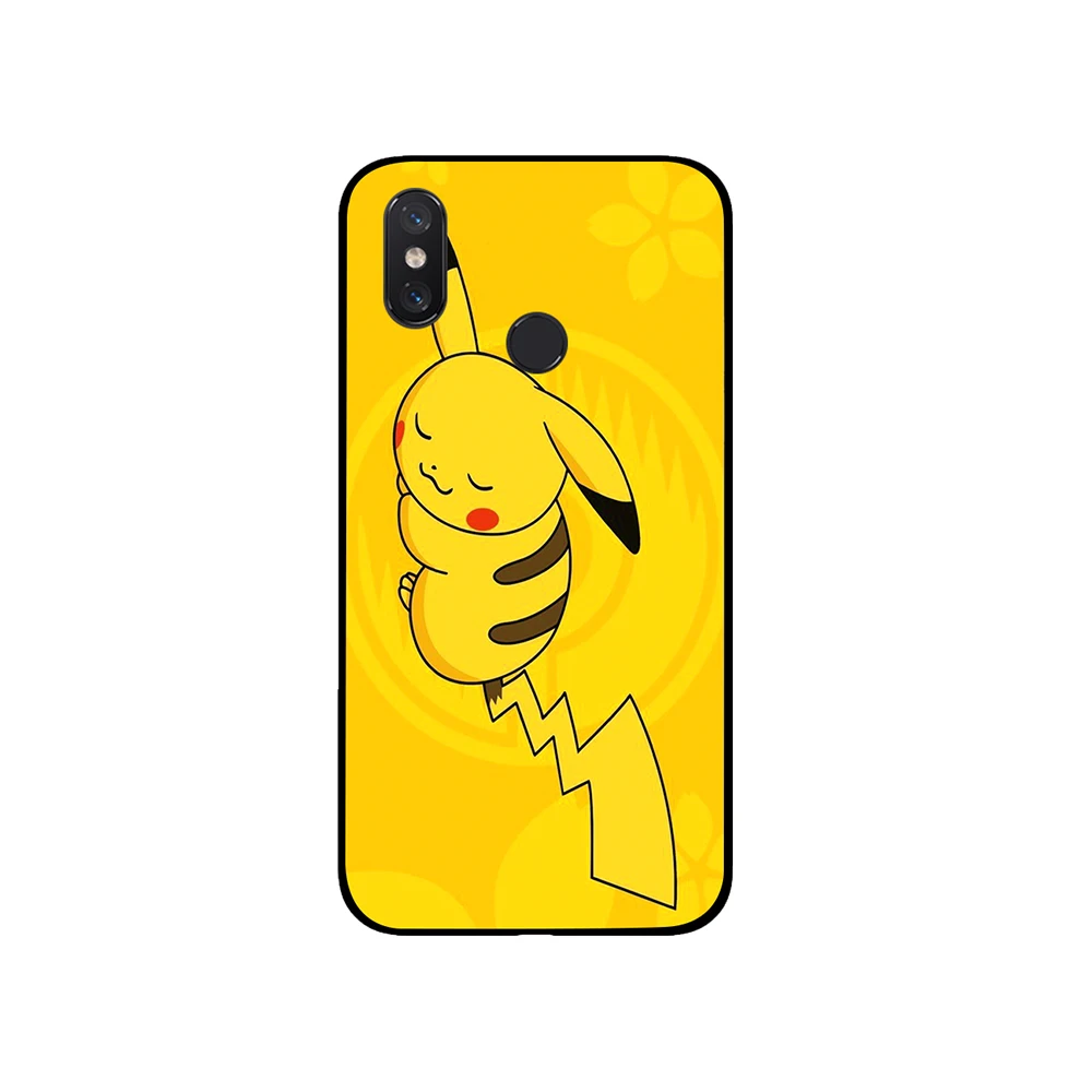 Милый Pikachuey аниме Роскошные Чехлы для телефона Xiaomi Redmi водоотталкивающая Камера