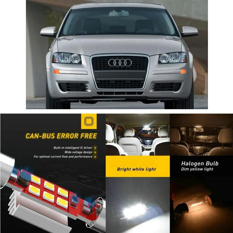 Светодиодные внутренние Автомобильные фары для Audi A3 sportback 8pa хэтчбека внутренний