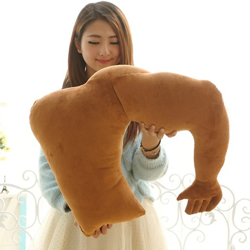 

Sleeping Hug Boyfriend Pillow Large Muscular Arm Stuffed Muscle Lovely for Home THIN889