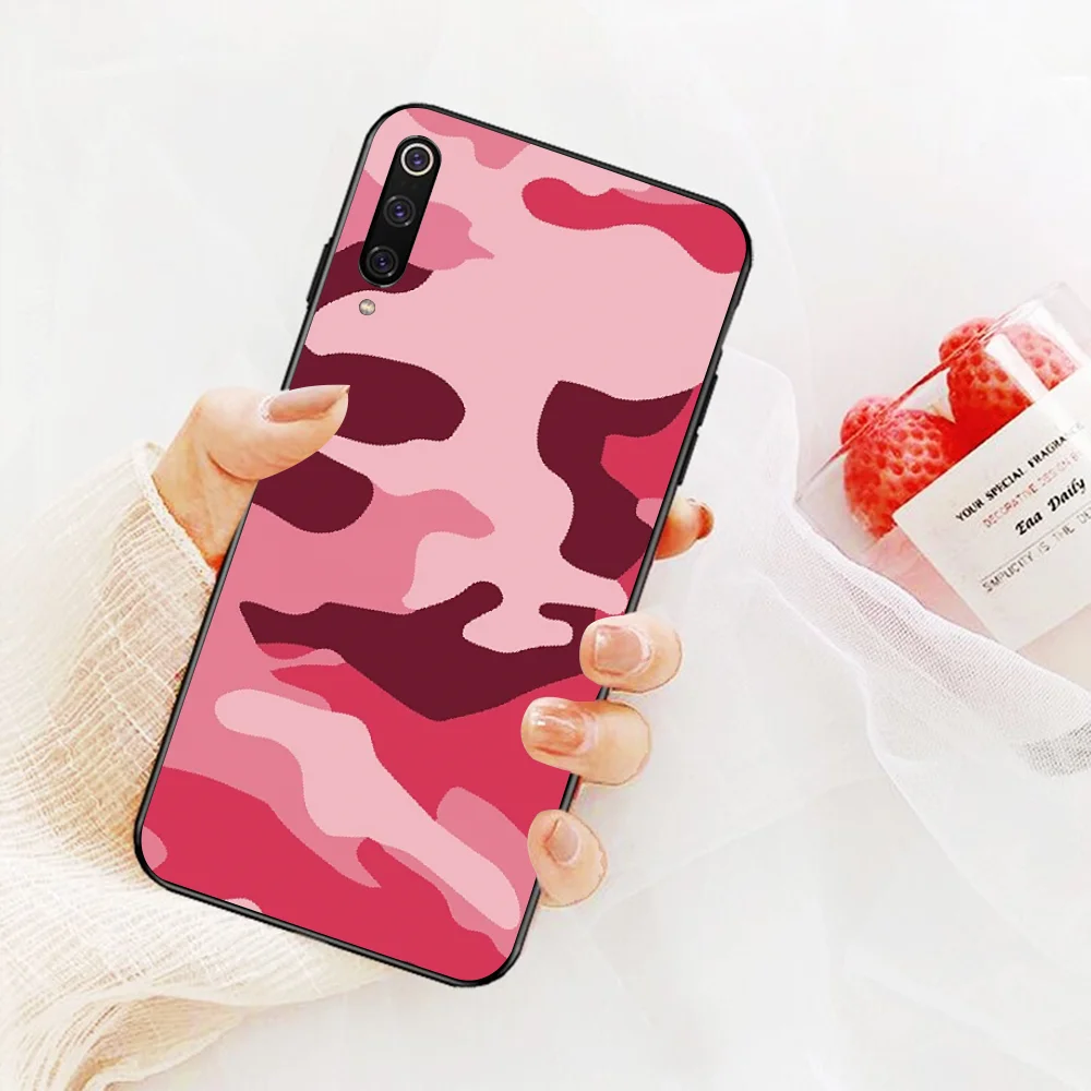 Чехол для телефона камуфляжный армейский черный Xiaomi 8 9 se 5X Redmi 6pro 6A 4X 7 5plus note 5