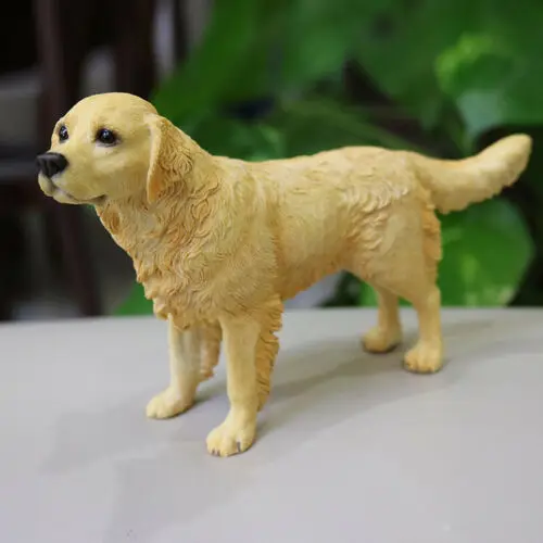 JJM золотистый ретривер собака фигурка для домашних животных Canidae коллектор Декор