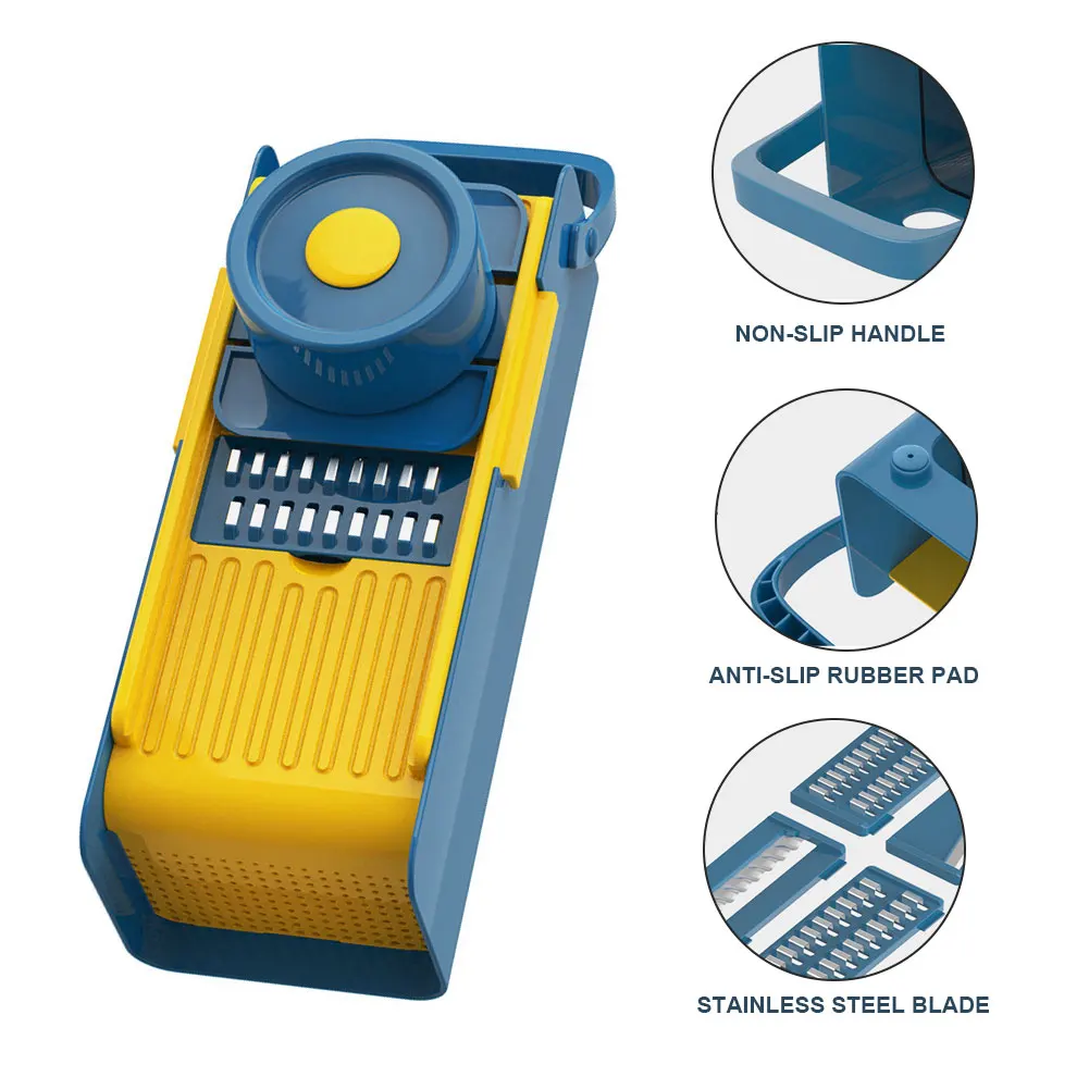 

Multifunctional Vegetable Cutter Fruit Slicer Grater Shredders Drain Basket Slicers Machine multi cutter slicer vegetable and