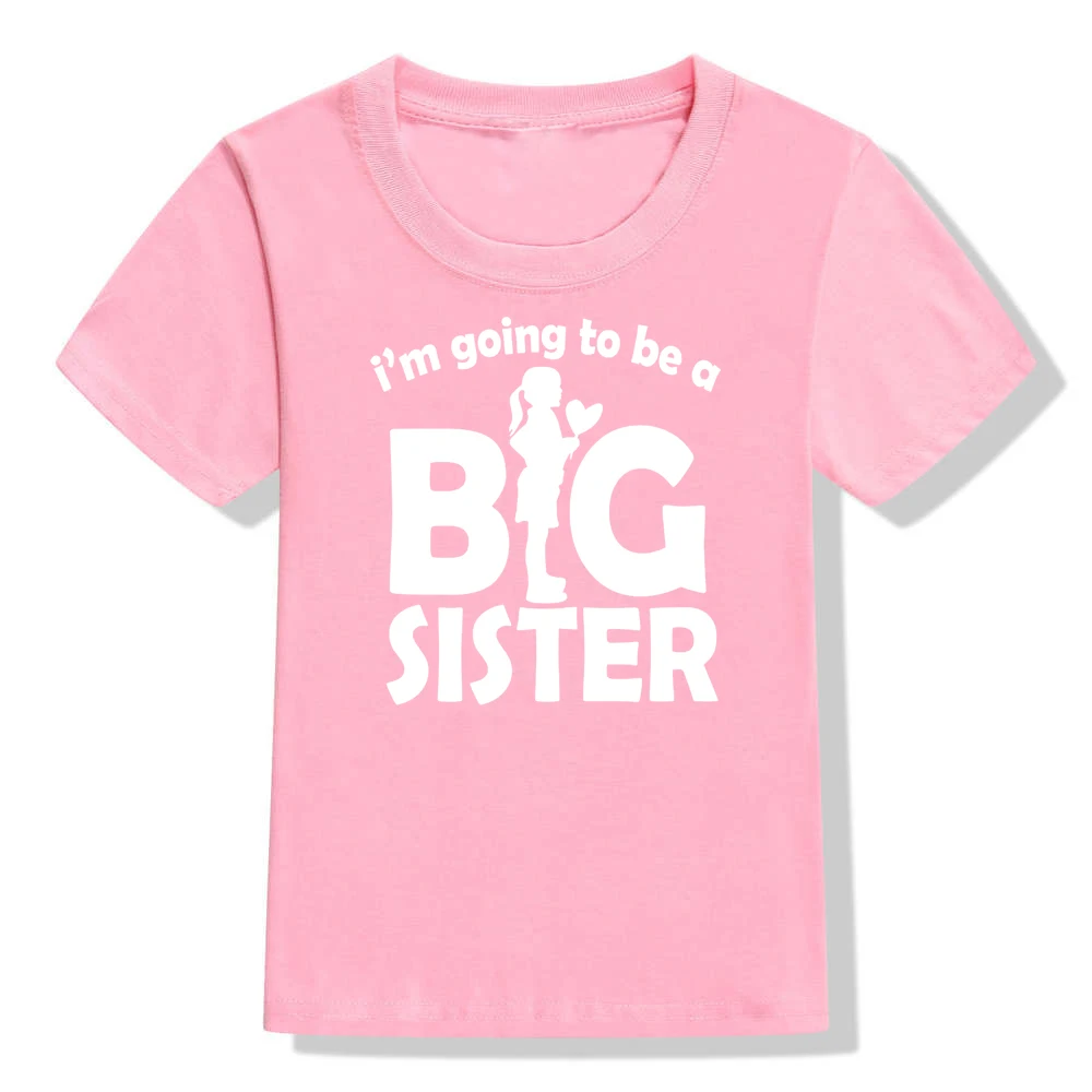 Я собираюсь быть старшей сестрой дети девочки короткий рукав объявление