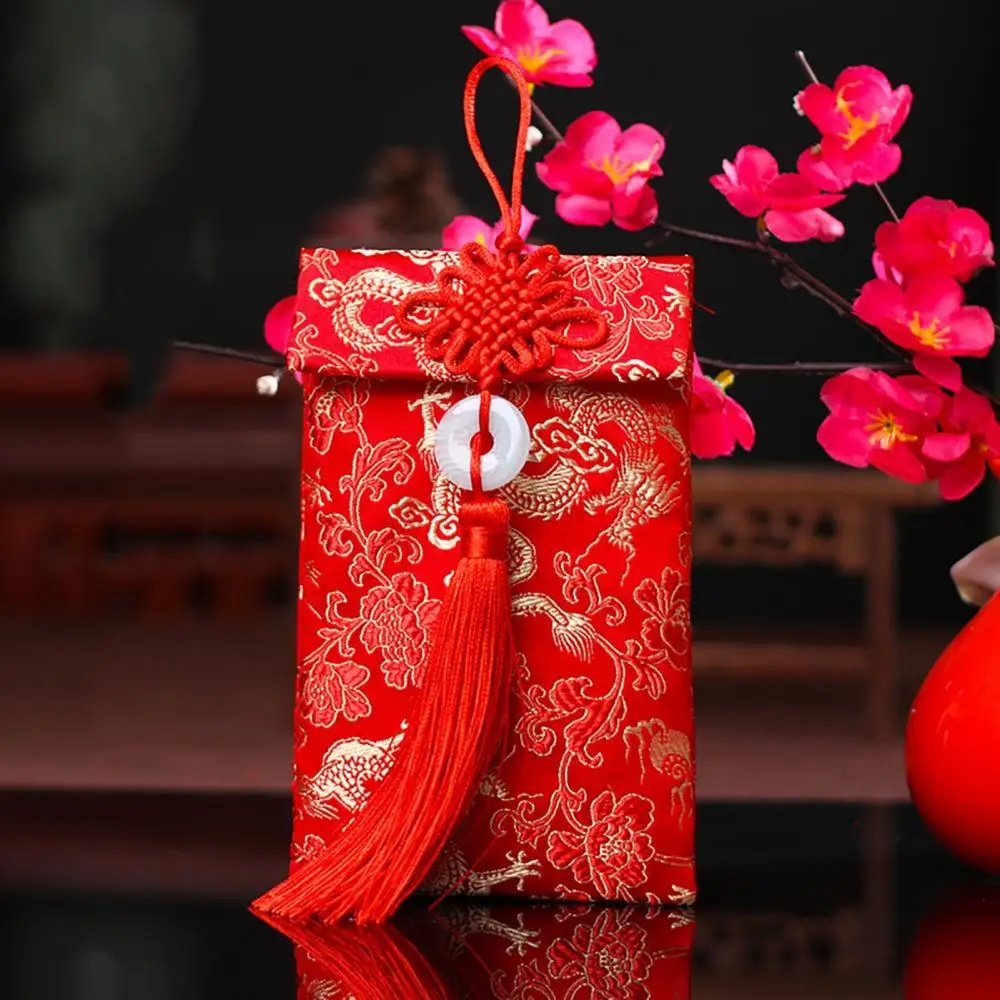 

Brocade Red Envelope Personality Money Pocket New Year's Blessing bag Chinese Wedding Birthday Spring Festival Million Hongbao