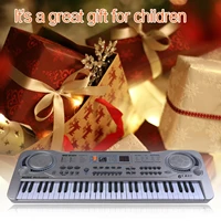 61 keys electronic piano keyboard digital piano workstation piano organ w microphone educational toys for beginners adults kids