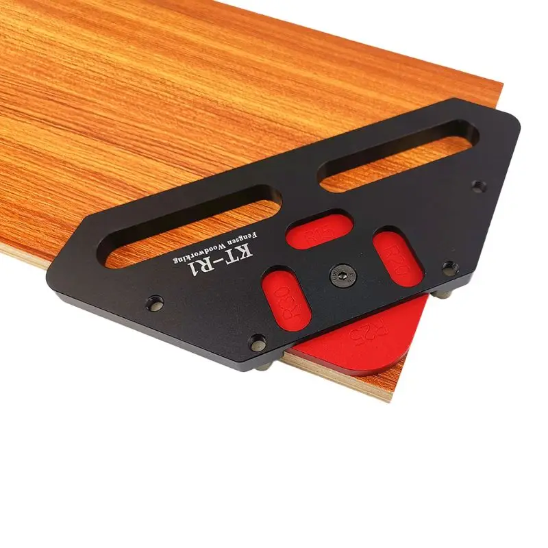 

New Aluminum Alloy Radius Panel Quick Jig Router Table Bits Jig Corner Positioning Template Woodworking