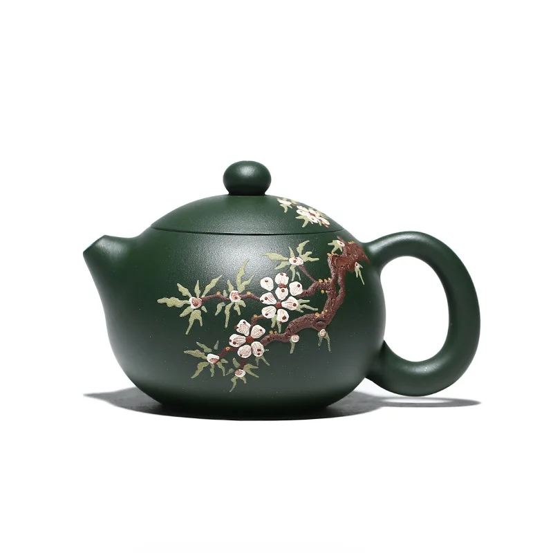 

Yixing purple clay teapot peach blossom Xishi pot