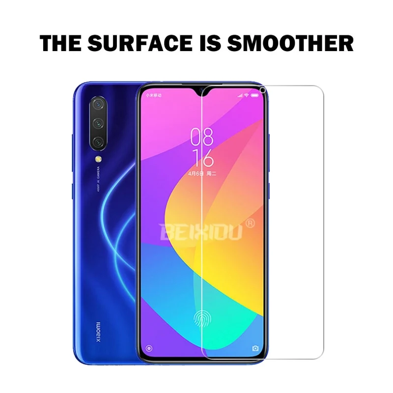 2 шт Полное закаленное стекло для Xiaomi Mi 9 Lite защита экрана защитная пленка |