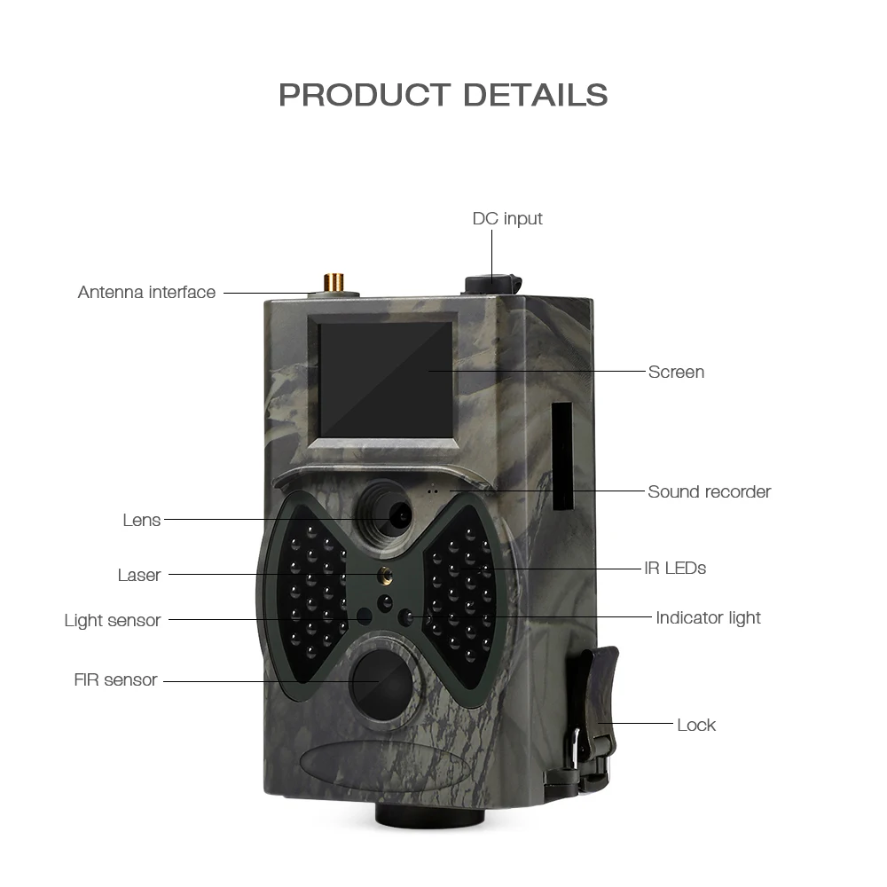 Outlife HC300M 12MP 940nm Trail камера s MMS GPRS Цифровая скаутская охотничья камера ловушка игровая камера s ночное видение камера дикой природы