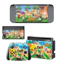 Animal Crossing Screen Protector Sticker Skin for Nintendo Switch NS Console Dock Charger Stand Holder Joy-con Controller Vinyl