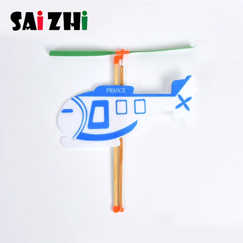 Saizhi модель Diy эластичное приведенное вертолет развивающихся интеллигентая (ый)