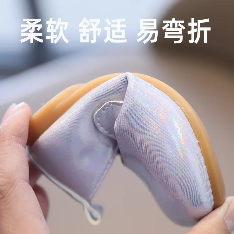 Zapatos de princesa con lentejuelas y lazo para ni&ntilde;as peque&ntilde;as, zapatillas de moda coreana, zapatos de piel sint&eacute;tica para beb&eacute;s, novedad de primavera-2