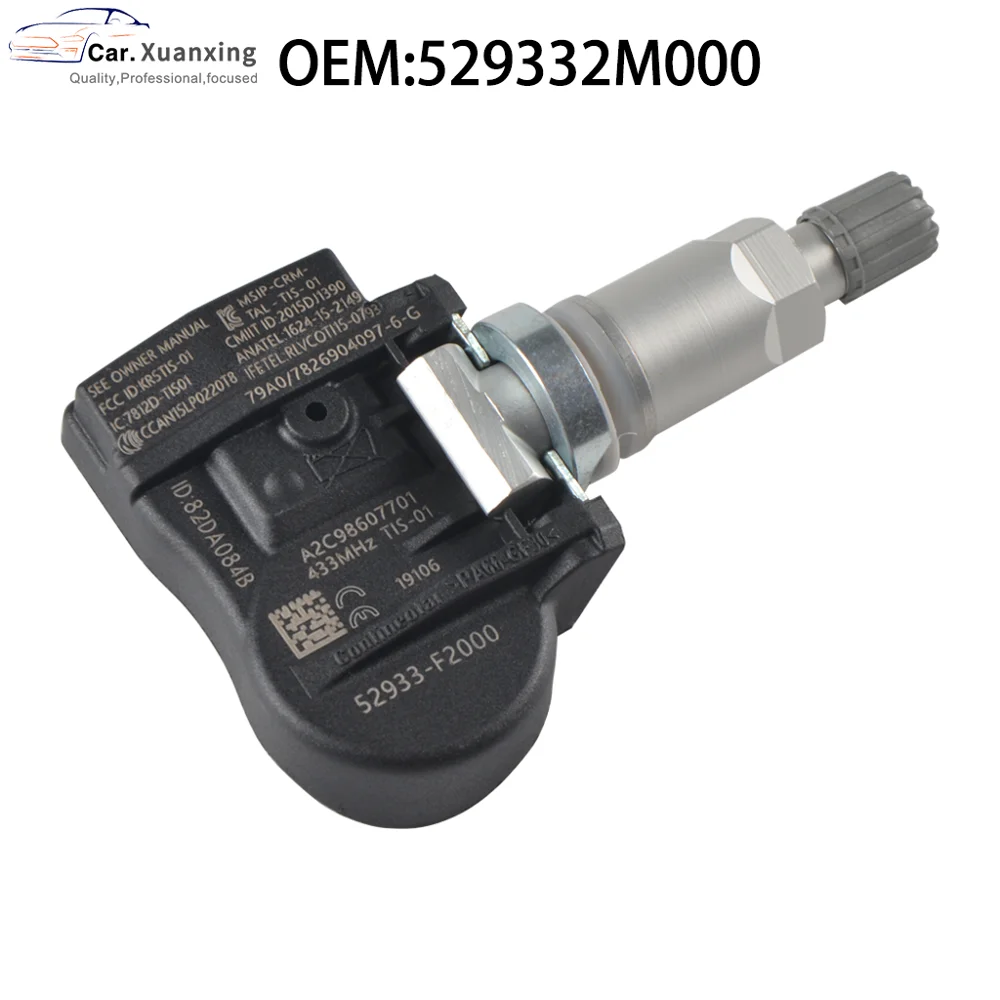 529332M000 датчик давления в шинах Система мониторинга TPMS 315 МГц для Hyundai акцентная