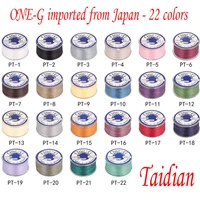 22 roll japan imported toho miyuki beaded thread 100 nylon thread for jewelry making findings diy accessories multicolor