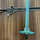 1:1 искусство меча онлайн Темный Repulser  Elucidator Asuna Kirigaya меч Kazuto оружия SAO 80 см косплей меч ПУ игрушечная фигурка подарок