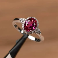 classic sparkling red heart ring micro pave crystal rhinestone cz for women valentines day fashion jewelry