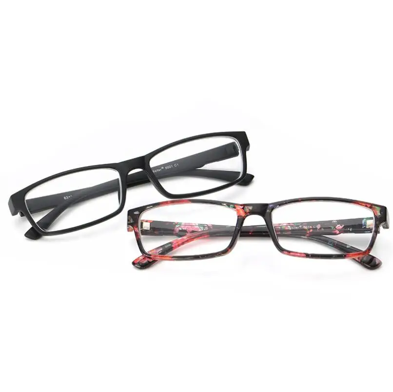 Women's Men's Flower Legs Square Myopia Glasses Finished PC Frame Vintage Minus Sun Prescription -1.0 -1.5-2.0 To -6.0 | Аксессуары