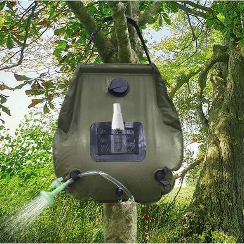 2020 мешков для воды на солнечной батарее мешок душа пешего туризма кемпинга 20 л