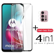 Tempered Glass For Motorola Moto G30 Glass For Moto G100 G50 G30 G20 G10 Full Cover Screen Protector For Moto G30 Lens Film