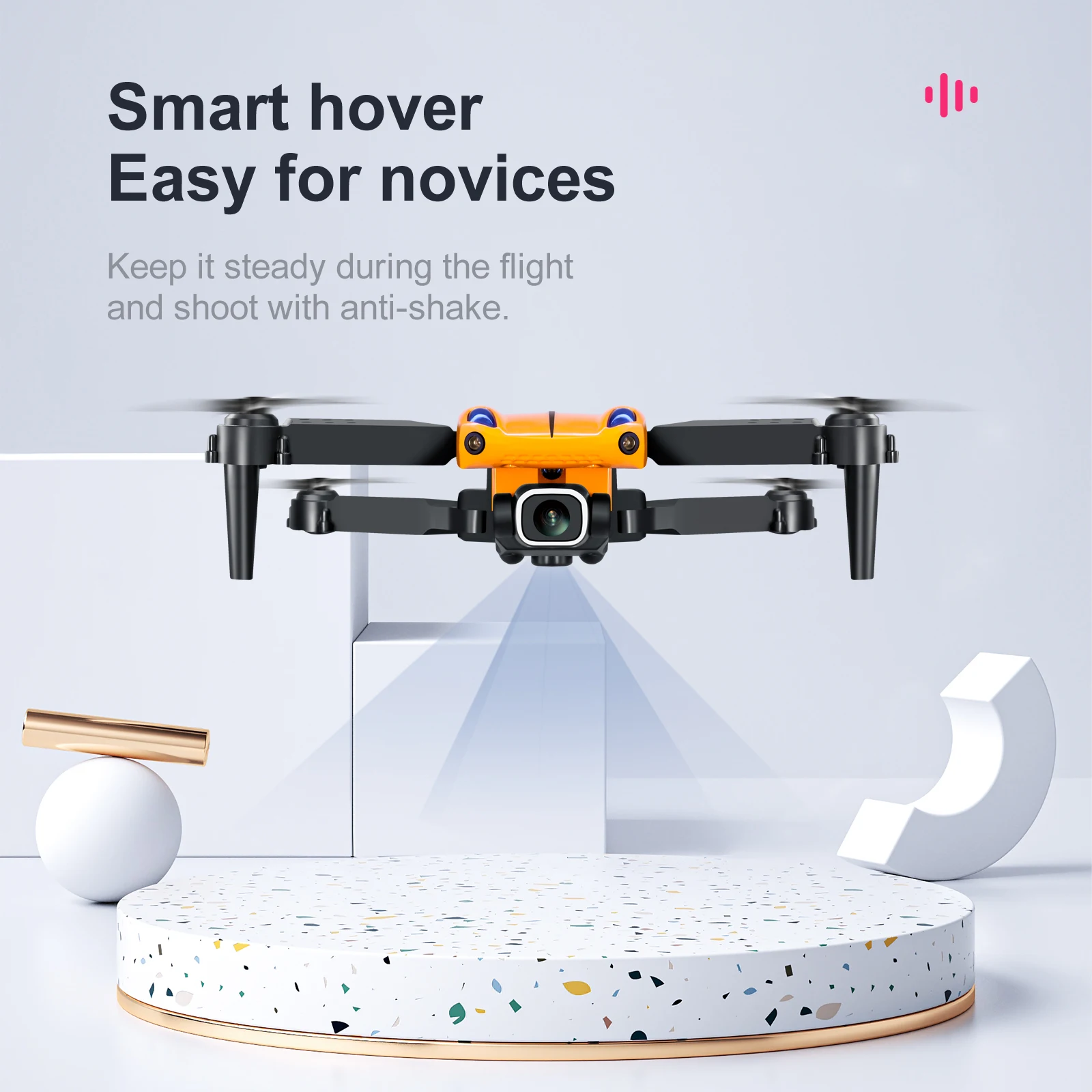 Новинка 2021 мини-Дрон KY907 с двойной камерой 4K HD Wi-Fi FPV профессиональный