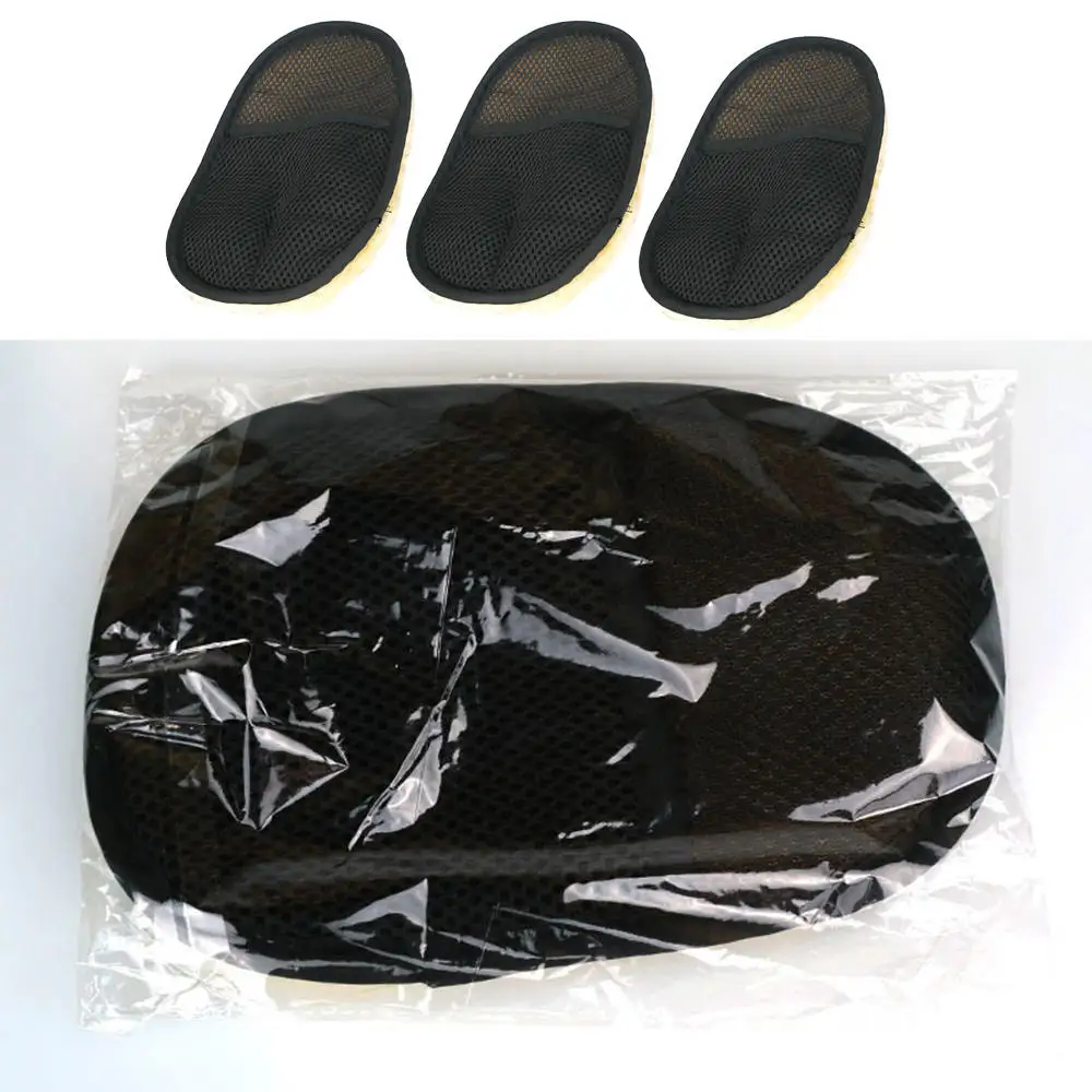 3x автомобиля шерстяные перчатки для протирания авто мытья плотная тканевая