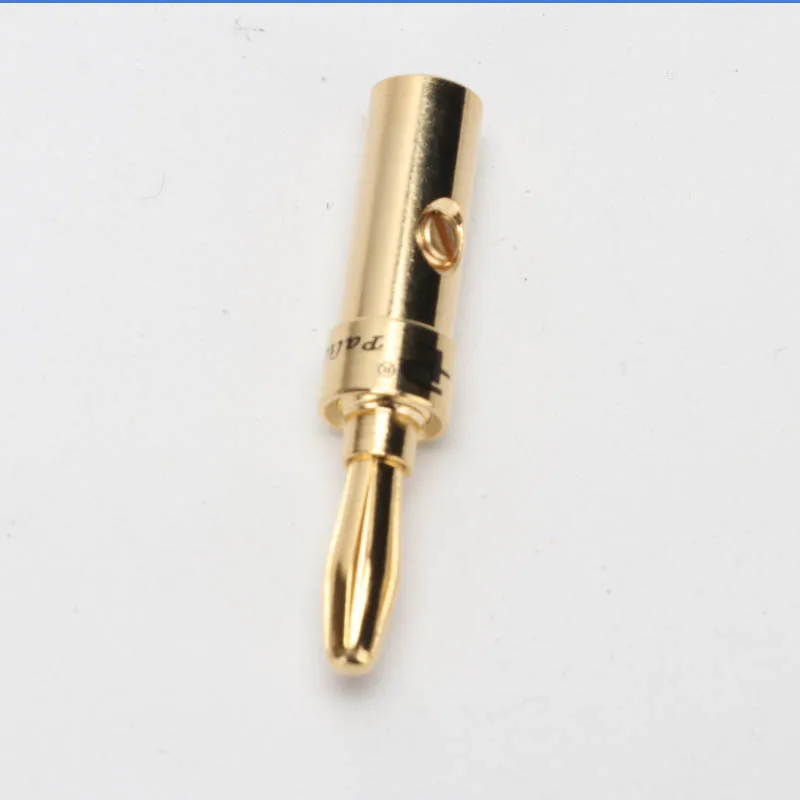 

speaker line Budweiser pure copper gold plated banana plug
