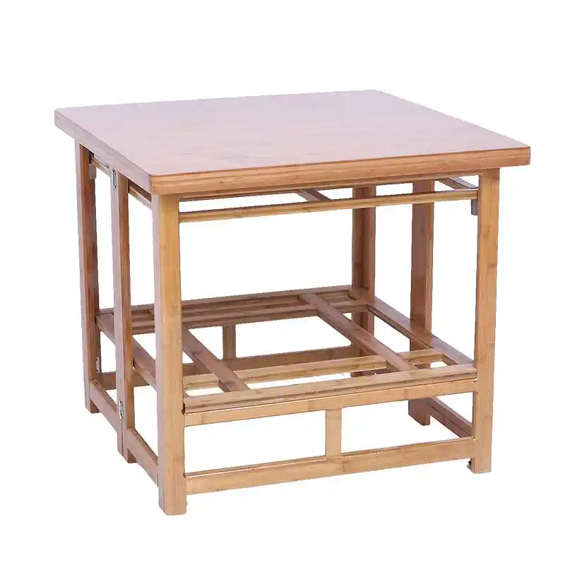 Recommended fire rack solid wood household square heating table winter multi functional layers electric folding tablo