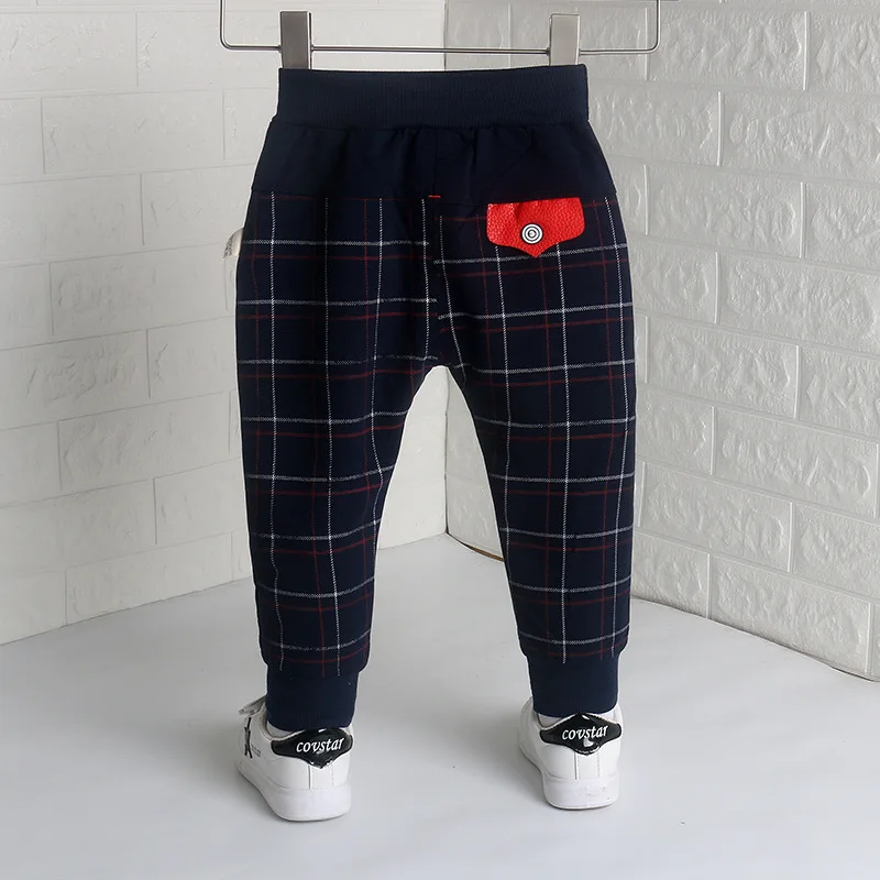 Детские длинные брюки в шотландскую клетку|Брюки| |