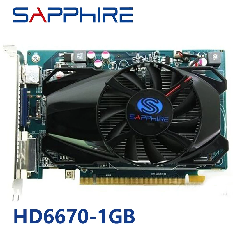 SAPPHIRE HD6570 1 ГБ для видеокарты AMD GPU Radeon HD 6570 GDDR5 128bit ПК Компьютерная игра видеокарт HDMI