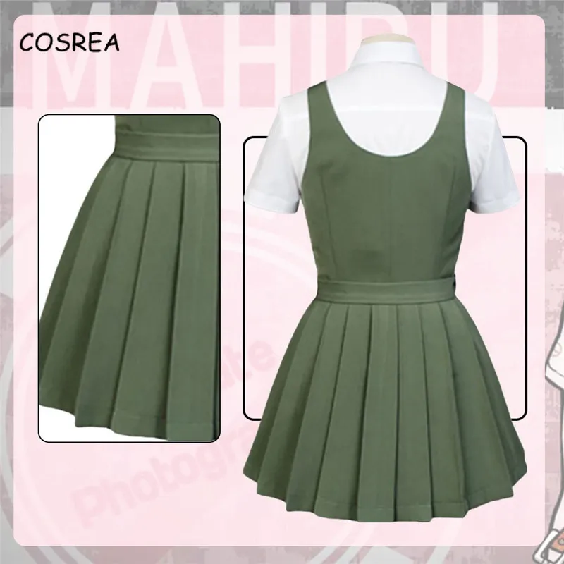 Костюм для косплея из аниме данганронпа (данганронпа) костюмы зеленой юбки и