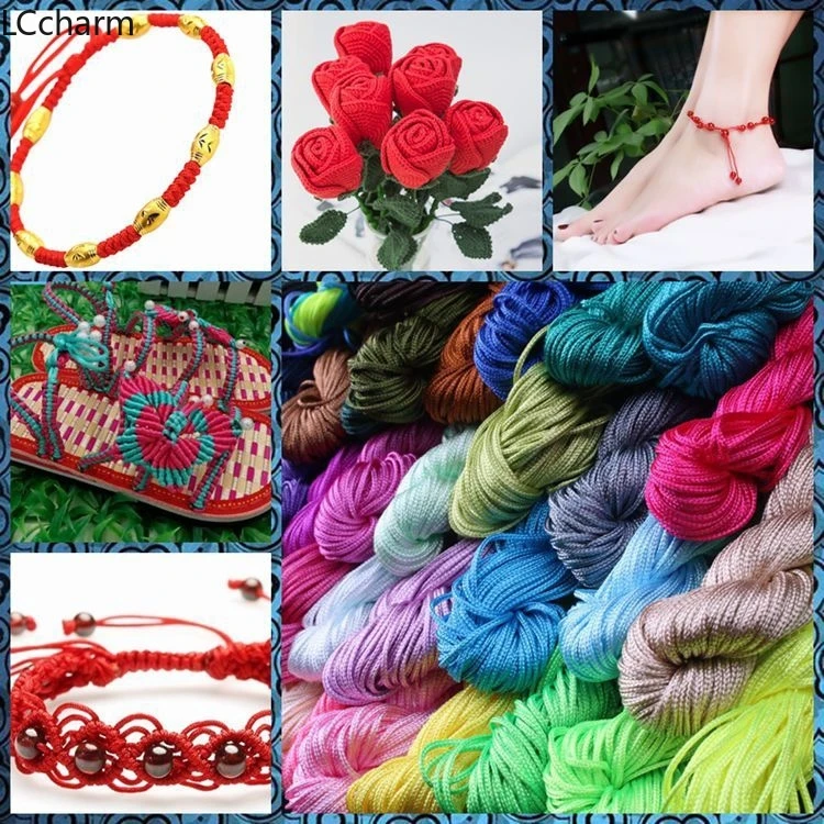 Нейлоновый плетеный шнур с китайским узлом 1 мм|Ювелирная фурнитура и компоненты|