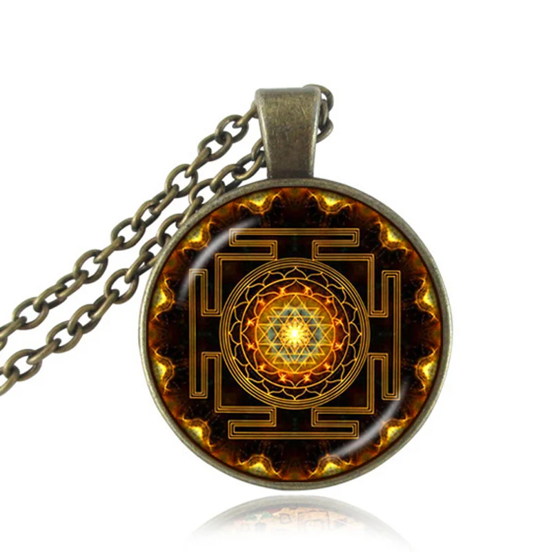 Прямая поставка ожерелье с кулоном epacket Sri Yantra подвеска из шрi Ланки ожерелья и