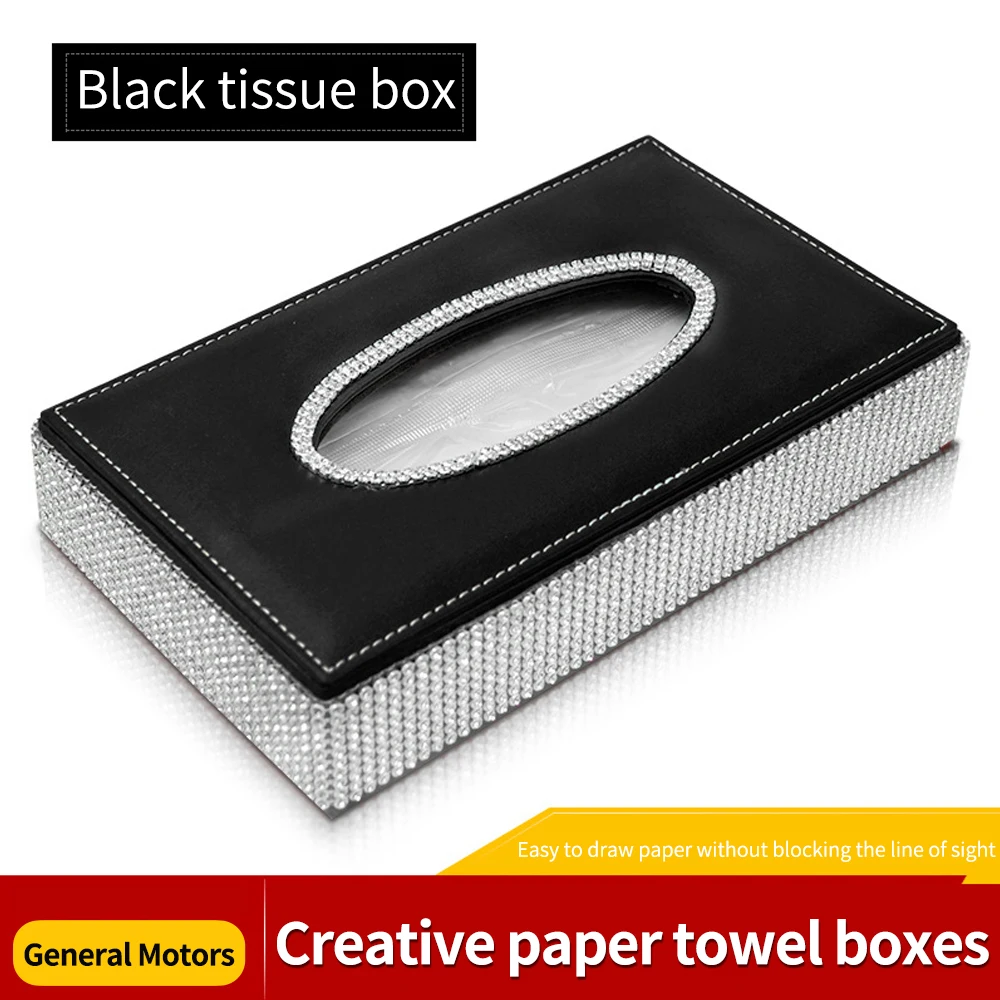 Коробка-Держатель салфеток в машину авто Интерьер хранения украшения для BMW