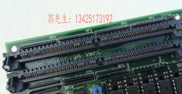 

100% high quality test Industrial computer motherboard HS486VGA Ver.C sends CPU memory condition new