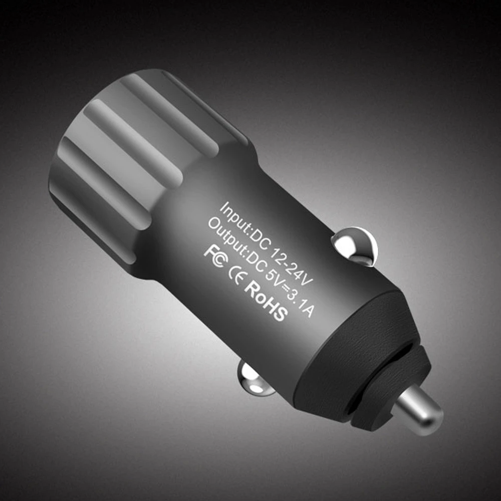 3.1A Двойная зарядка USB двухточечная дыхательная лампа для защиты автомобиля 2
