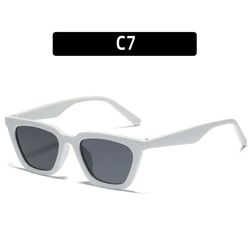 

Vintage Sunglasses Woman Square Sun Glasses for Women Elegant Simple Ladies Light Blocking Eyewear Uv400 Trendy Travel Oculos