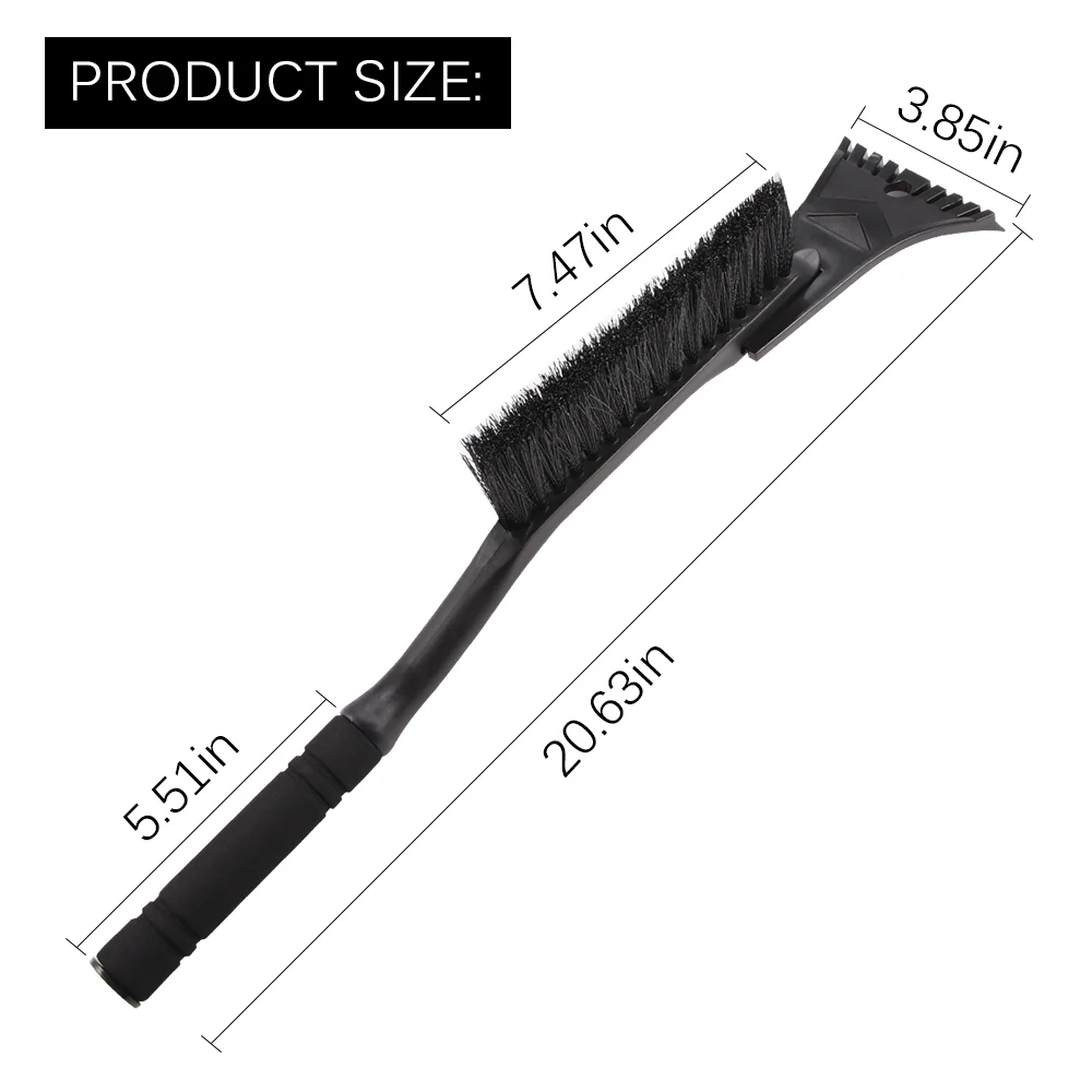 

TiOODRE Car Ice Shovel Long-handled Brush Car Snow Removal Shovel Labor-Saving Car Comfortable Handle Ice Shovel