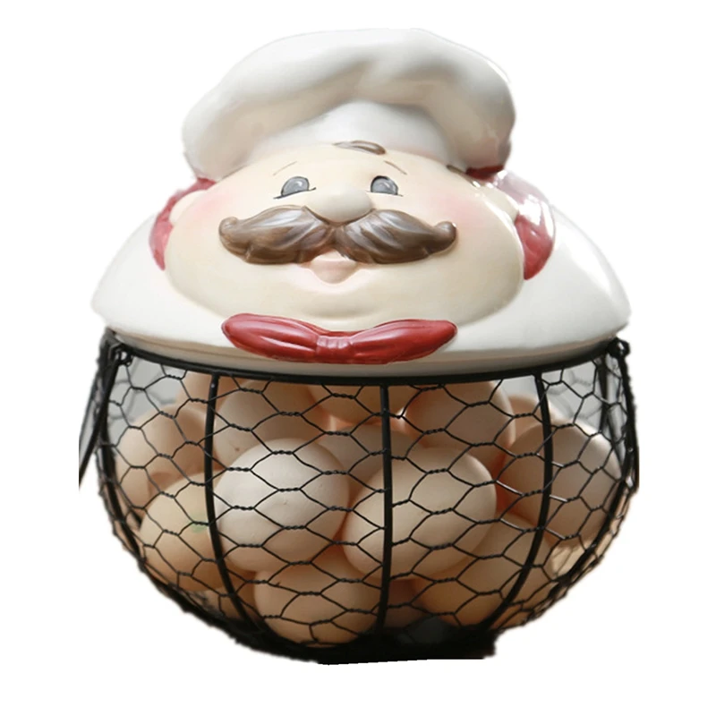 Керамическая подставка для яиц корзина из курицы фруктов коллекция украшения