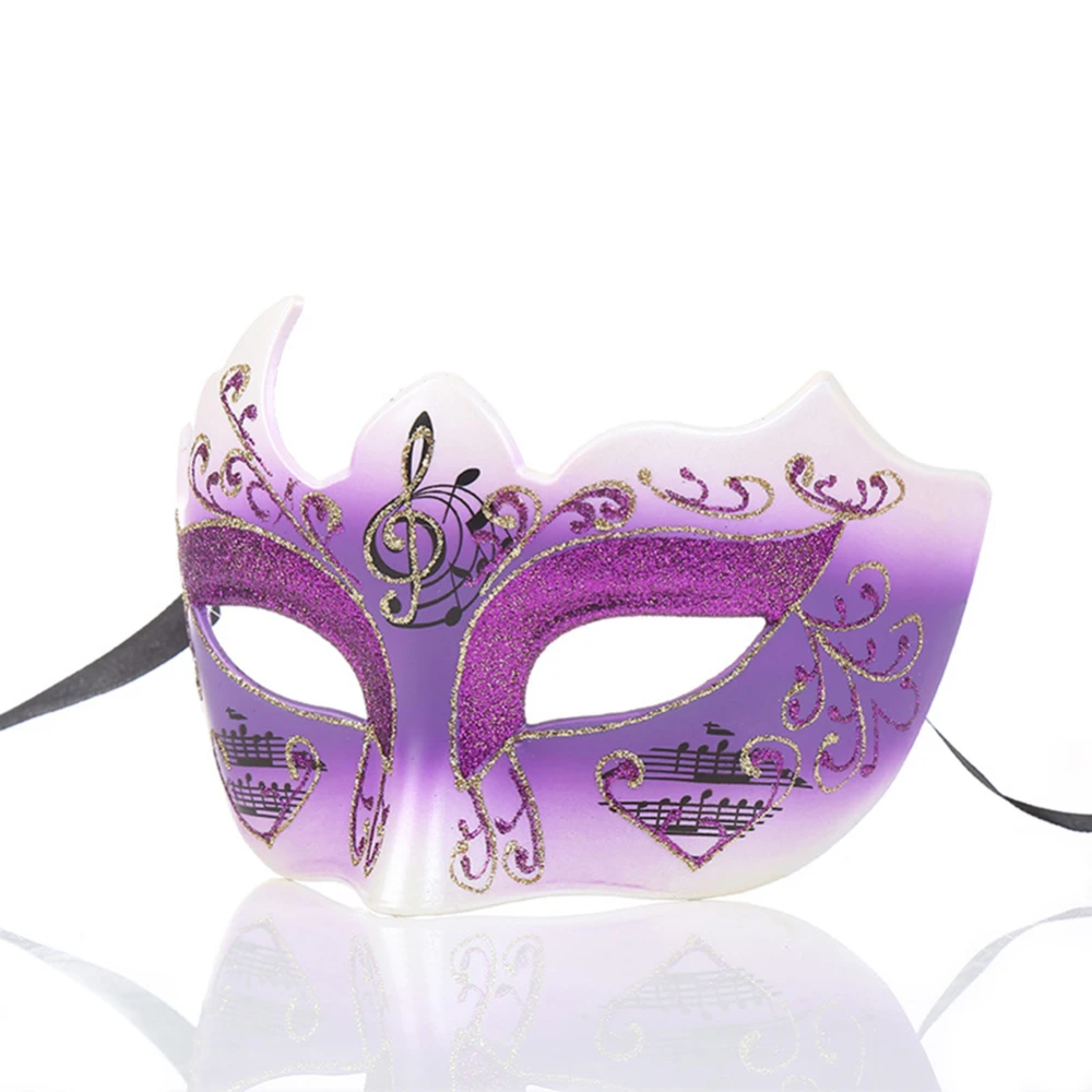 Полулицевая Маска для карнавала Хэллоуина музыкальные Вечерние Маски