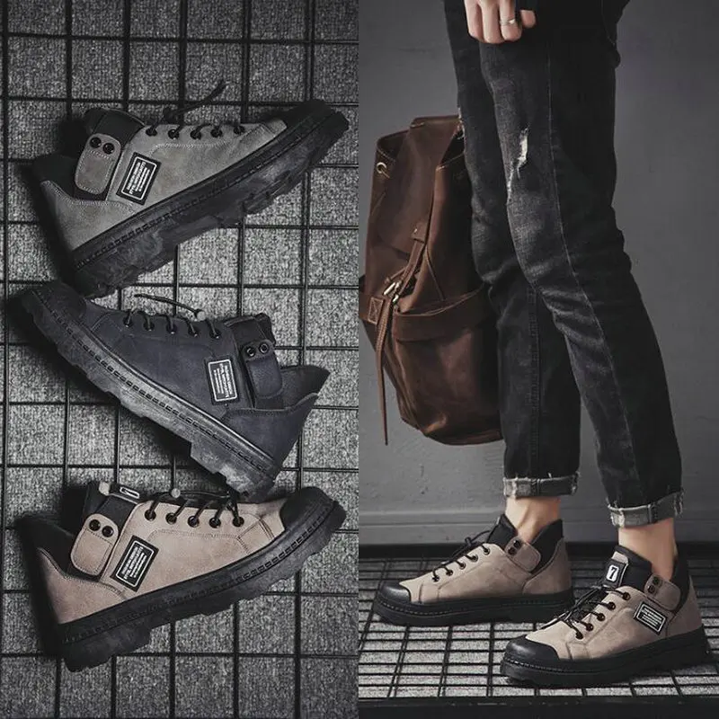 Высококачественные Модные осенние новые мужские Противоскользящие