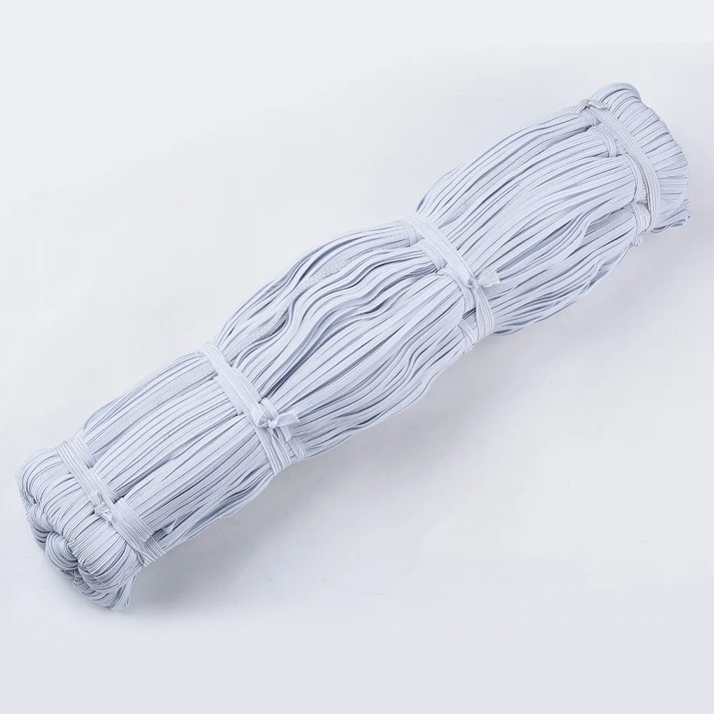 1 комплект Плоский эластичный шнур 4/5/6 мм крышка для рта веревка завязывания ушей