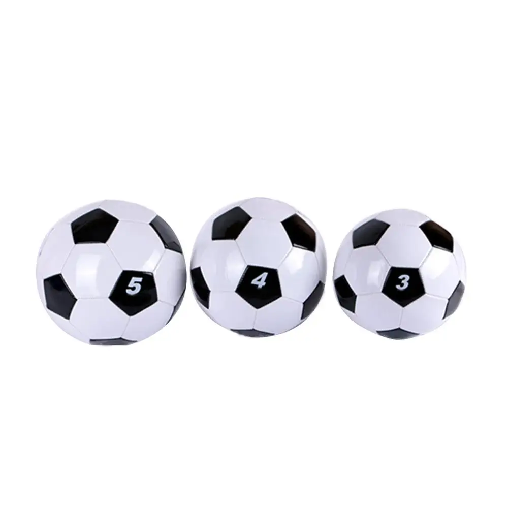 PVC Classic Black White Standard Soccer Ball Student Training Professional Match Football Size 3 4 5 | Спорт и развлечения