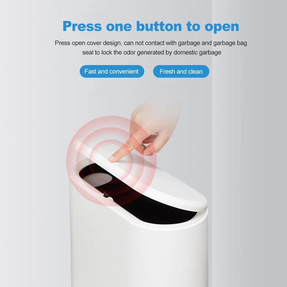 Контейнер для мусора узкий кухни гостиной 10 л | Дом и сад