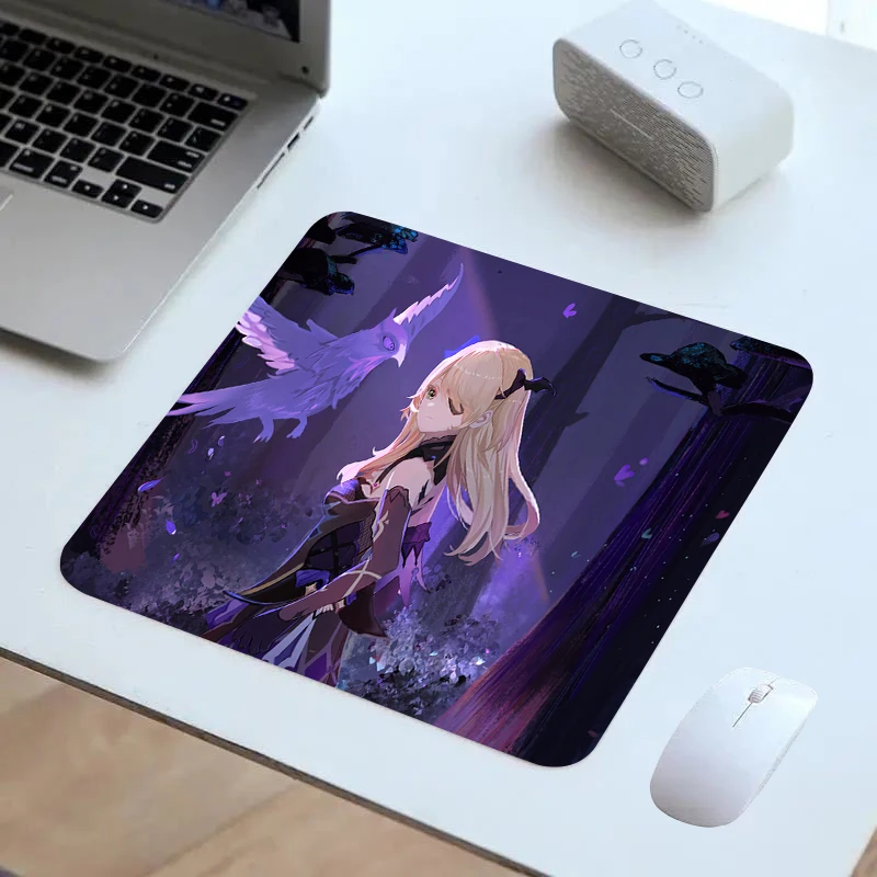 

Small Speed Gaming Accessories Mousepad Steelseries Rubber Keyboard Mouse Pad Genshin Impact PC Gamer Desk Mat LOL Laptop Carpet