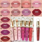 20 Цвета губная помада, матовая + Shimmer психического Красота блеск для губ Водонепроницаемый стойкая помада нюд, блеск, блеск для губ, в виде красных губ оттенок 2021 горячая распродажа