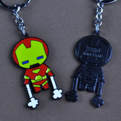 Новые украшения Marvel Супергерои Мстители 4 Логотип Стиль металлические подвески, брелоки с буквой «А брелки Porte Clef держатель ключа chaveiro - Цвет: Тан