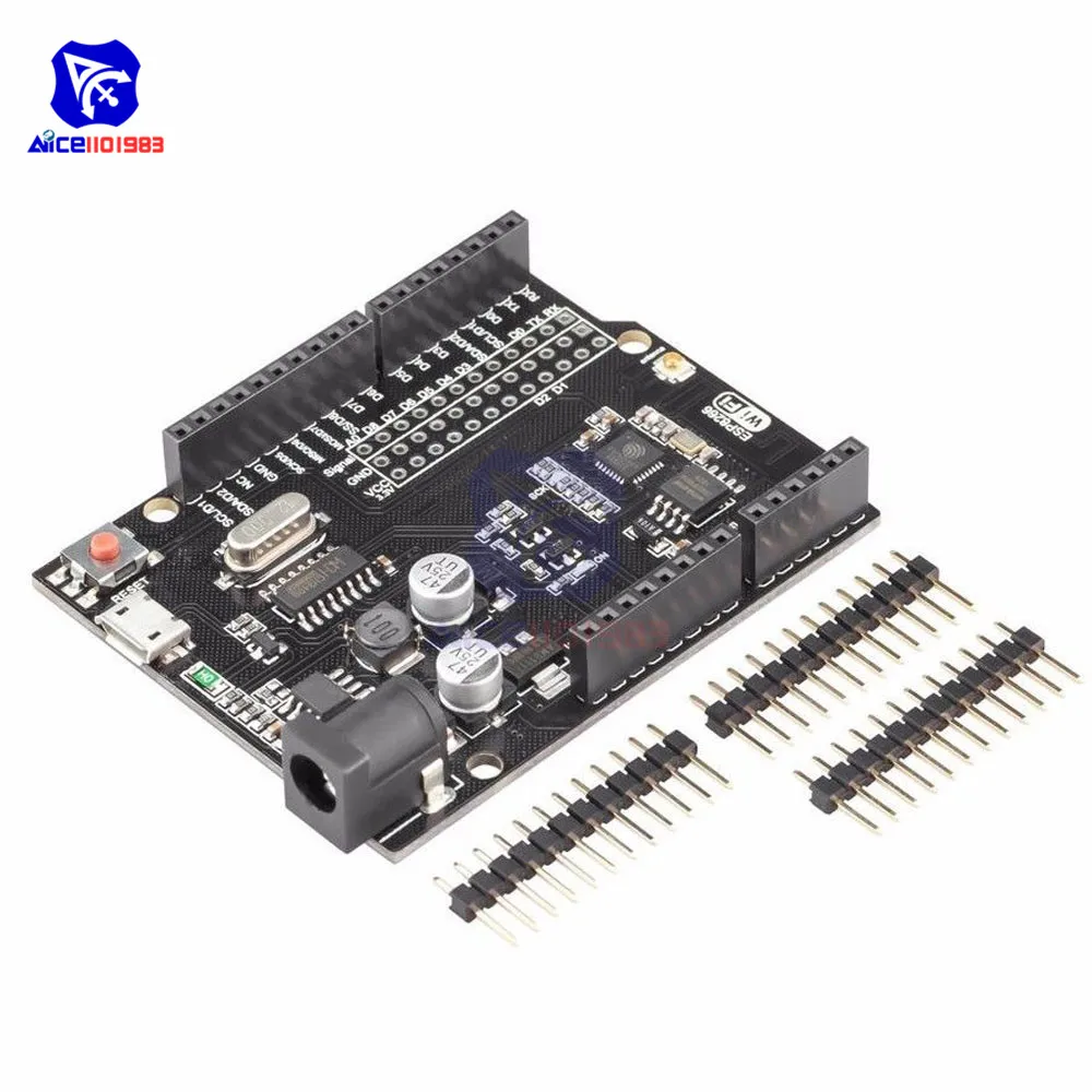 Расширительный модуль Wi Fi diymore WeMos D1 R2 UNO R3 CH340 CH340G ESP8266 для Arduino|Интегральные схемы| |